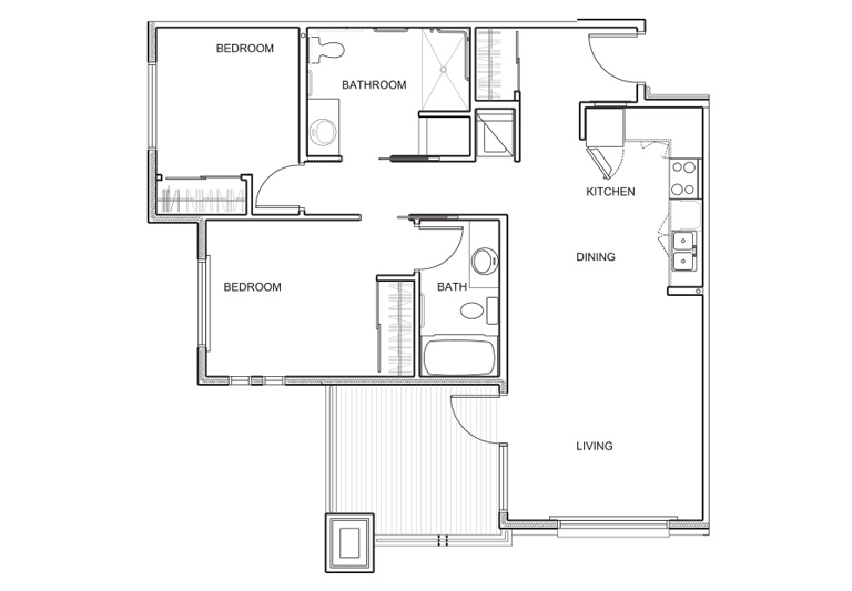 the residence kamloops floorplan b